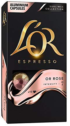 L'OR - Espresso Sublime Or Rose 52G - Lot De 3 - livraison offerte