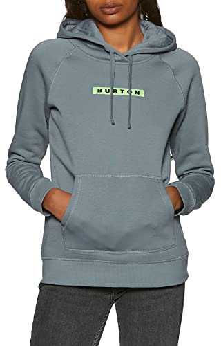 Burton Damen Vault Kapuzenpullover, Folkstone Gray, Gr. 34