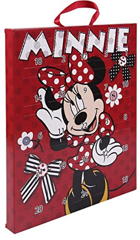 CERDÁ LIFE'S LITTLE MOMENTS - Calendario Adviento Bisutería con 24 Accesorios de Minnie Mouse - Licencia Oficial Disney