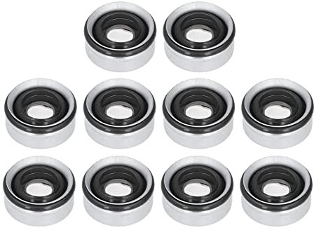 Sello del eje del compresor de A/C, kit de sellos de aceite del compresor de aire acondicionado del coche de 10 piezas para Sanden SD508 SD709 SD7H15 SD7V16 7SB16C DKS15CH