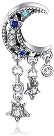 MEETCCY ZiNuo - Abalorio de plata de ley 925, diseño de árbol de la vida para pulseras, plata esmaltada, color plateado