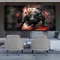 HIPWST Charging Bull Art Wandbild auf Leinwand, 100 Dollar Stier Statue Bild Büro Motivierende Poster und Drucke, 60 x 120 cm, ohne Rahmen