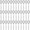 Pleafind 36 Pieces Dinner Spoons Set (8 inch), Spoons Silverware, Stainless Steel Spoon, Silver Spoons, Mirror Polished Tablespoon, Silverware Spoons for Home, Kitchen, Restaurant, Dishwasher Safe