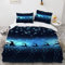 YURKO 155 X 220 cm Duvet Cover Sets Kein Bügeln Weihnachten Weihnachts Wintermotiv Weihnachtsmotiv Santa Bettbezüge 155X220 Polyester Baumwolle Mit 2 Kissenbezügen 80X80Cm
