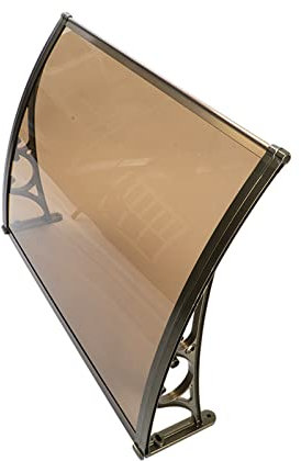 Vordach für Vordertür, Fenstermarkise, Außenmarkise für Vorder-/Hintertür, Veranda-Überdachung, Terrassenüberdachung, wasserdichte Regenschutzabdeckung, Polycarbonat-Hohlblech, UV-Schutz (60