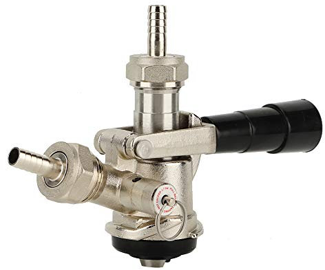 Beer Keg Coupler, G5/8 D Type Sankey Keg Coupler Stainless Steel Sankey Kegerator, D System Keg Coupler Beer Keg Tap Distributor