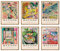 JINZUNRUI Matisse Poster Set, 6 Stück Wanddeko Wohnzimmer Schlafzimmer Wandbilder, Vintage Kunstdruck Leinwand Bilder A4 Henri Matisse Aesthetic Poster, ohne Rahmen