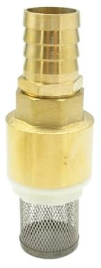 10mm 12mm 14mm 16mm 19mm 25mm 32mm OD Hose Barb Brass Check Valve Strainer Filter Bottom Valve Foot Valve For Water(32mm)