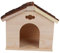 INOOMP 1stk Holzhaus Meerschweinchen Hamsterhaus Kleintierhaus Katzenhaus Im Freien Hundehütten Für Große Hunde Draußen Hundehütte Im Freien Eichhörnchenhaus Im Freien Hölzern Brown