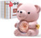 Mikasol Romantic Teddy Champagne Bear with Preserved Rose – A Timeless Expression of Love - Real Rose in Elegant Grey Gift Box for Valentine's Day, Anniversaries, Weddings, Mother's Day