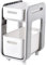 2-Tier Rolling Storage Cart with Drawers, Mobile Organizer Unit, Multi-Purpose Storage Trolley with Wheels for Home, Office, Bathroom, and Kitchen (White, Large With Wheels)