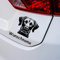 KLEBEKÖNIG Autoaufkleber - Rhodesian Ridgeback mit Wunschtext - Tuning Haustier Hobby Deko Sticker Aufkleber Custom Hund Dog
