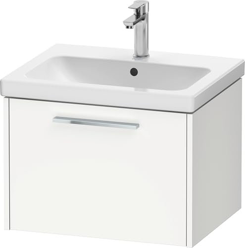 Duravit D-Code Waschtischunterbau, 1 Auszug, 584x460mm, mit Griff, DC4665010180000, Farbe: weiß matt