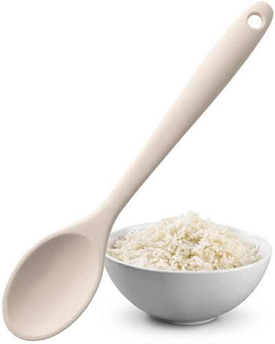 Taylors Eye Witness Mini Silicone Oyster Stirring Spoon - Dishwasher Safe, Perfect for Non-Stick Pans. Small Enough for Jars. Odour, Stain & Heat (260°C/500°F) Resistant. 5 Year Guarantee