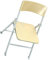 CHICAMPERA Mini-Klappstuhl Mini-Stuhl Puppe Falten Miniatur Miniaturmöbel für Dollhouse Maßstabsgetreuer Miniatur-Klappstuhl Miniatur-Möbelzubehör Miniaturstühle winzige Möbel PVC Golden