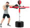 Standboxtrainer, 131-158cm Höhenverstellbarer Boxbirne Boxsack Box Ständer Punchingball Boxsack für Kinder & Erwachsene mit Boxhandschuhen & Pumpe, Boxing Kickboxing Speed Training Stressabbau