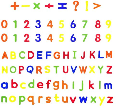 80 Pieces Magnetic Letters, Colorful Magnetic Letters and Numbers, Fridge Magnets For Kids, Alphabet Magnets Educational Toy, Number Magnet, Spelling Learning Games Toys For Baby Toddler Preschool