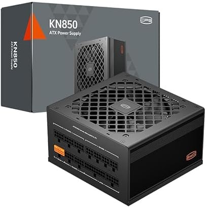 Fuente de alimentación CPS Totalmente Modular, 850W ATX 3.1, Certificado 80 Plus Gold, PCIe 5.1 12V-2×6, condensadores japoneses, Cables Ultra-Flexibles, garantía de 5 años (KN850)