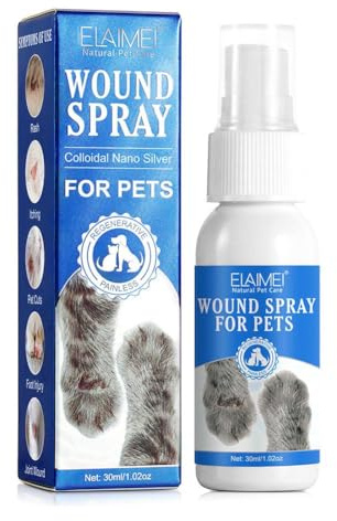 Bduttlefish 30 ml Haustier-Wundpflegespray, atmungsaktiv und wasserdicht, Haustier-Wundspray, wasserdichte Flüssigkeit, Haustier-Wundverband-Spray, Katzen-Haustier-Wundheilungsflüssigkeiten, zur