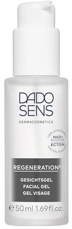DADO SENS REGENERATION E Gesichtsgel 50 ml, Mit NAD+ Booster & Ectoin | Feuchtigkeitsspendendes Gesichtsserum, Anti-Aging Gesichtspflege, Beruhigend & Regenerierend, Fördert Zellenergie&Zellschutz