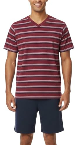 Cocain underwear Herren Shorty Schlafanzug Kurze Hose 50/M bis 56/XXL | Leichte Sommerkombination Nachtbekleidung Freizeitpyjama