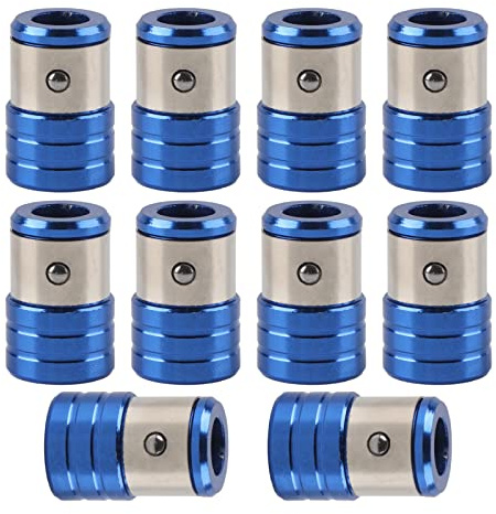 NDNCZDHC 10PCS Screwdriver Magnetic Ring Anti Slip Drill Bits Magnetizer Ring Screwdriver Bit Tool