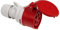 Kopp 182301001 Coupleur CEE 5 Broches 16 A 400 V Rouge