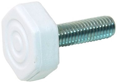 Adjustable Foot Glider Assembly for Beko Fridge Freezer Equivalent to 4117650300