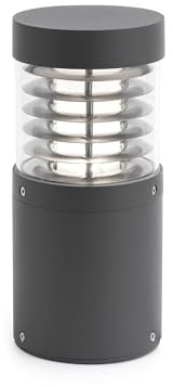 Faro Barcelona 70767 - GIZA 265 Lampe borne gris foncé