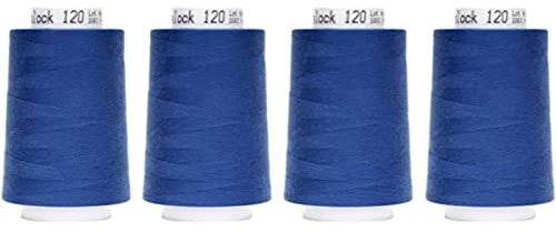 Amann Trojalock Overlockgarn 4X 2500 m (blau)
