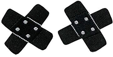 Monoquick Applikationen - Kids and Hits - aufbügelbar Pflaster schwarz 2 St, 04006
