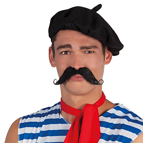PARTY DISCOUNT Bart Franzose, schwarz
