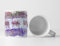 Eau Zone Design Abstrakt Tasse Geschenk Altrosa, Flieder, modern, schön
