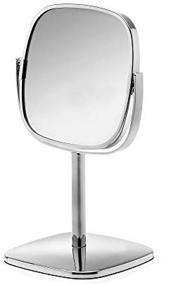 Robert Welch Burford Pedestal Mirror x5 Magnification. Made from stainless steel. Easy to Clean. 25-Year Guarantee.