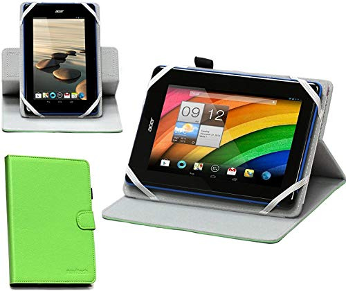 Navitech Green Faux Leather Case Cover - Compatible With Lenovo TAB E7 7 Inch | Lenovo TAB E7 TB-7104F