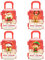 URFEDA Spielzeugkoffer, 4Pcs Spielkoffer für Kinder, Reise-Thema, Gutschein Verpackung, Coin Candy Aufbewahrungsbox, Trolley Case, Weihnachtsdekorationsgeschenk für Kinder (unisex)