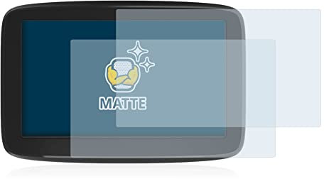BROTECT Protector Pantalla Anti-Reflejos para TomTom GO Classic 5 (2 Unidades) Película Mate Anti-Huellas