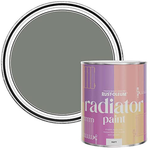 Rust-Oleum Hitzebeständiger Heizkörperlack in mattem Finish -Teeblatt 750ml