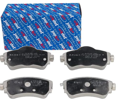 JAPKO 500614 Bremsbelagsatz Bremsbeläge Vorne Kompatibel mit CITROËN C4 II B7