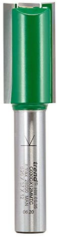 Trend Zweischneidiger Fräser, 12 mm Schaft, 20 mm Durchmesser, 37 mm Schnittlänge, geeignet für Gravieren, Nuten, Falzen und flaches Stemmen, C030DX12MMTC