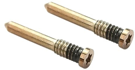 Wigento 100 STK Schrauben Set für Apple iPhone 12 Mini Gold Reparatur Ersatzteil