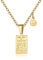RIXERKOC Sternzeichen-Halskette für Frauen Konstellation Tarot-Karten-Anhänger Doppelseitig 18K Gold Edelstahl Sternzeichen-Schmuck Geschenke für Mädchen (Libra)