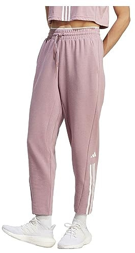 adidas Damen Train Essentials Regular-Fit Cotton Training Pants, Wonder Orchid, L