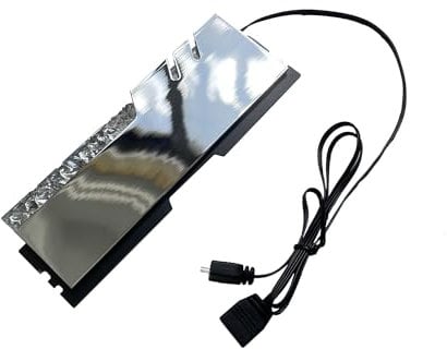 Hokeyio General RGB DDR Memory RAM Cooler | Trident Z Royal / Z5 Royal Style Aluminum Heatsink Cover | ARGB Motherboard Sync | 5V 3Pin | Support Serial Connection (Mirror)