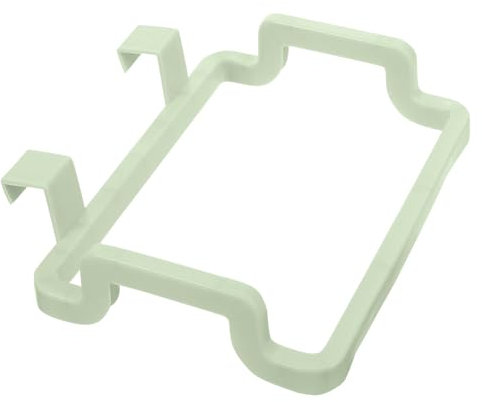 CAXUSD Hanging Kitchen Trash Bag Rack Adjustable Garbage Bag Holder for Cabinets Random Color for Home Organization and Storage