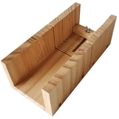 harayaa Coupe-Savon en Bois, Moule à Savon, Outils de Fabrication de, Simple à Utiliser, trancheur de Savon réglable, Coupe-Savon à Pousser pour
