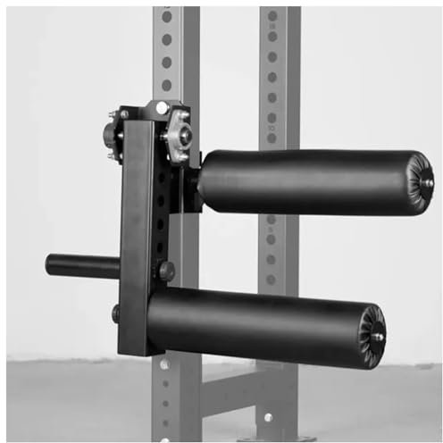 HMWOKPOT Seated Leg Extension and Curl Machine Adjustable Plate Loaded Leg Extension Attachment, Fitness Squat Rack Accessories for Effective Leg Muscle Training,for barbells 50mm,18mm