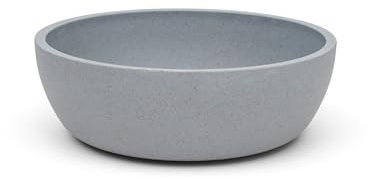 Zoon FloorGrip Bamboo Dog Bowl for Food or Water - Sky Blue Colour - 14cm