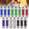 Leikurvo 15 Stück Mini LED Taschenlampe Kinder, Mini-LED-Schlüsselanhänger Taschenlampe Kleine 6 Farben Mini Taschenlampe Tragbarer Schlüsselanhänger für Mitgebsel Kindergeburtstag Outdoor