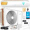 AERSON® Klimaanlage Split Set mit WiFi/App Funktion | Klimagerät Kühlen A++/ Heizen A+ - 9000 BTU/h (2600 Watt) Kältemittel R32 | Wandklimagerät Splitgerät Fernbedienung, Timer & Montagematerial